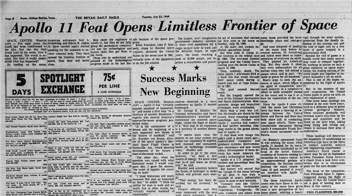 The Eagle Archives: July 22, 1969